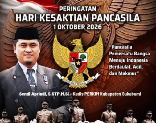 Kepala Dinas Perkim Sukabumi, Sendi Apriadi, S.STP., M.Si. Peringati Hari Kesaktian Pancasila 1 Oktober 2026