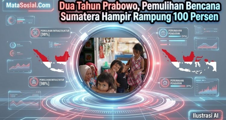 Dua Tahun Prabowo, Pemulihan Bencana Sumatera Hampir Rampung 100 Persen