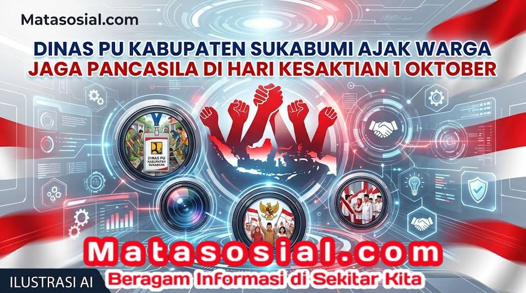 Dinas PU Sukabumi Ajak Warga Jaga Pancasila di Hari Kesaktian 1 Oktober