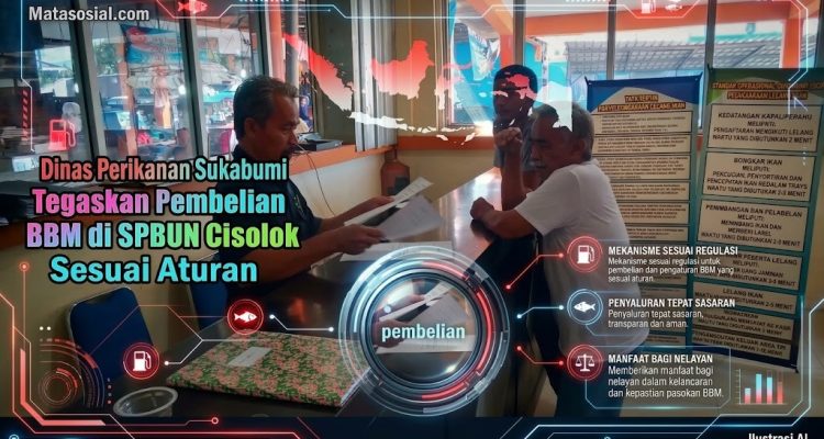 Dinas Perikanan Sukabumi Tegaskan Pembelian BBM Kolektif di SPBUN Cisolok Sesuai Aturan