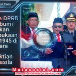 Ketua DPRD Sukabumi Bacakan Pembukaan UUD 1945 di Upacara Hari Kesaktian Pancasila