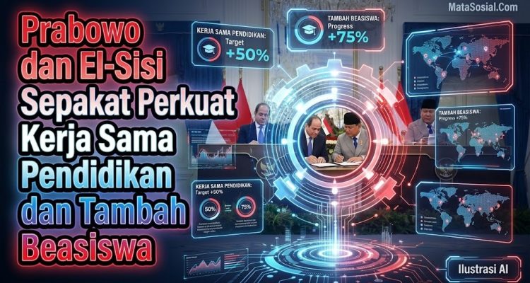 Prabowo dan El-Sisi Sepakat Perkuat Kerja Sama Pendidikan dan Tambah Beasiswa