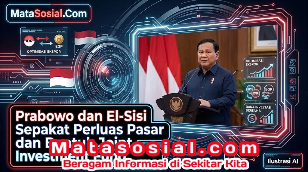 Prabowo dan El-Sisi Sepakat Perluas Pasar dan Bentuk Joint Investment Fund