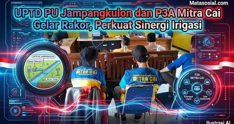 UPTD PU Jampangkulon dan P3A Mitra Cai Gelar Rakor, Perkuat Sinergi Irigasi