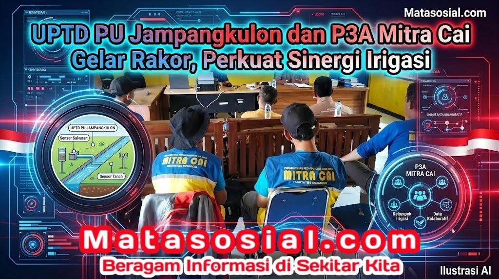 UPTD PU Jampangkulon dan P3A Mitra Cai Gelar Rakor, Perkuat Sinergi Irigasi