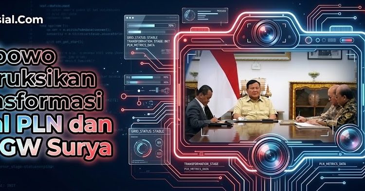Prabowo Instruksikan Transformasi Total PLN dan 100 GW Surya
