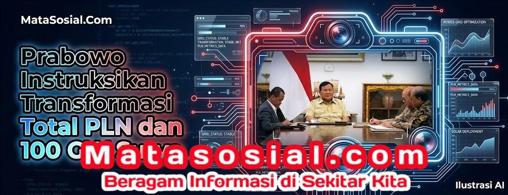 Prabowo Instruksikan Transformasi Total PLN dan 100 GW Surya