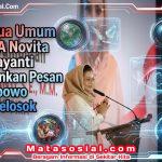 Ketua Umum PIRA Novita Wijayanti Jalankan Pesan Prabowo ke Pelosok