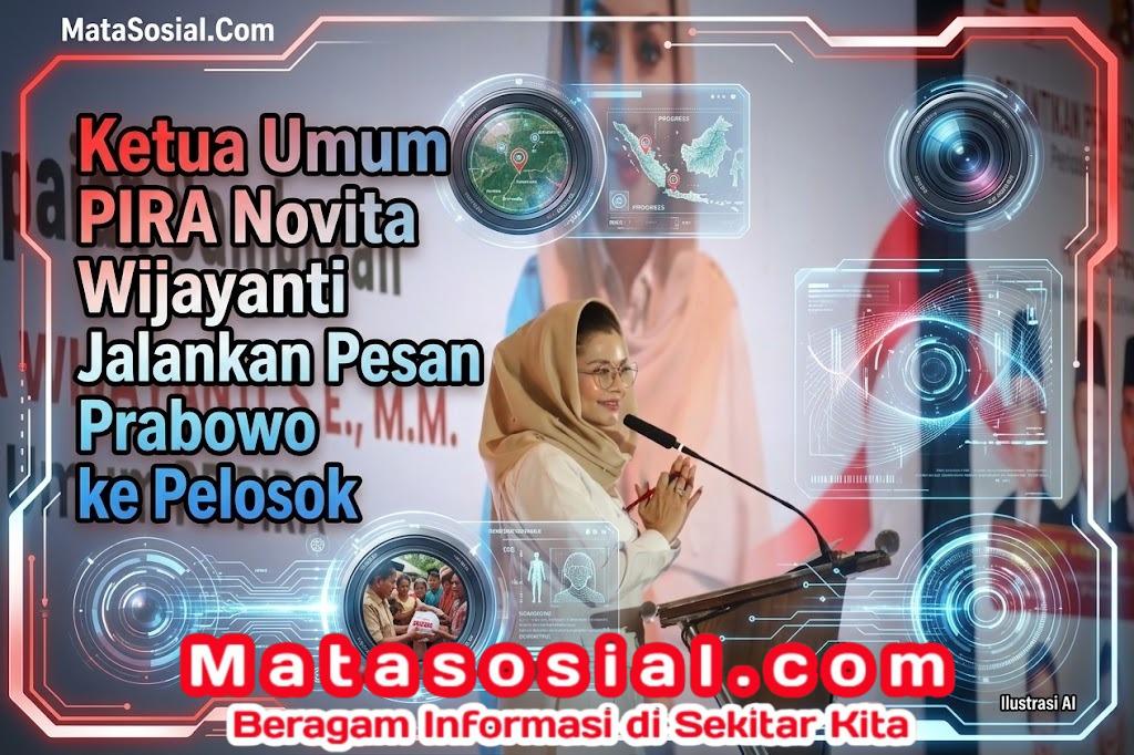 Ketua Umum PIRA Novita Wijayanti Jalankan Pesan Prabowo ke Pelosok