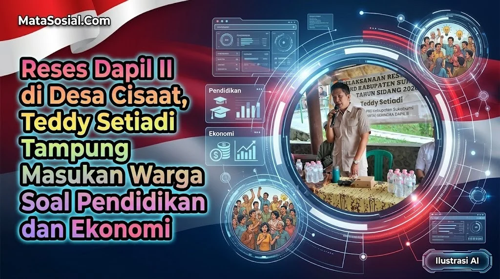 Reses Dapil II di Desa Cisaat, Teddy Setiadi Tampung Masukan Warga Soal Pendidikan dan Ekonomi