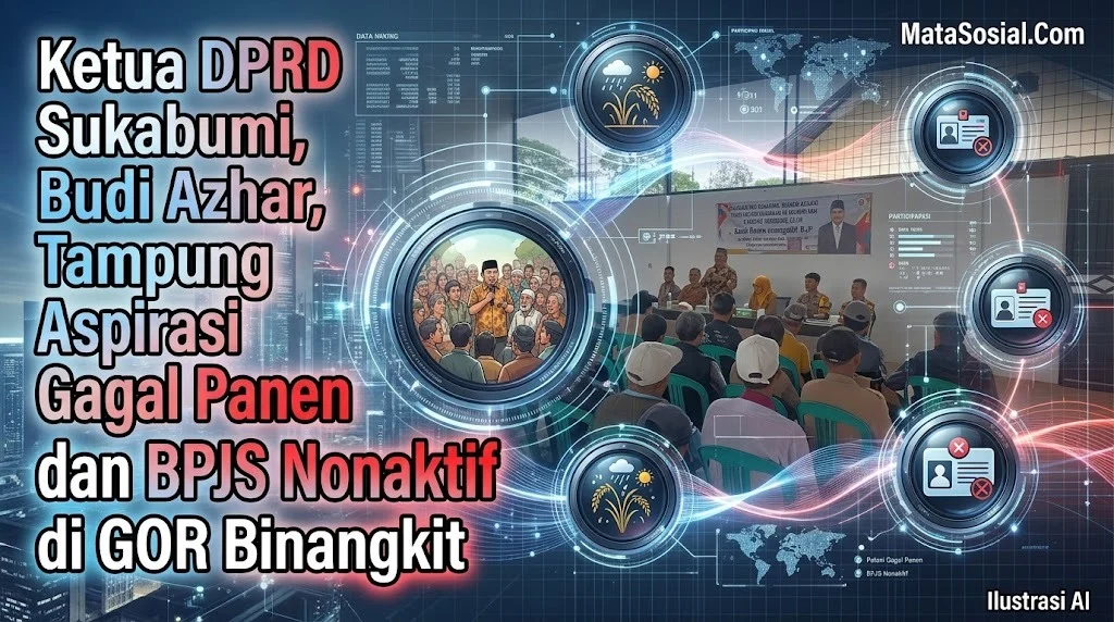 Ketua DPRD Sukabumi, Budi Azhar, Tampung Aspirasi Petani
