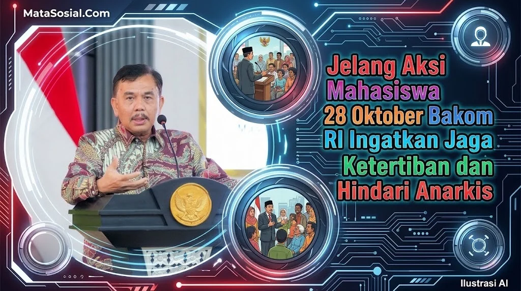 Jelang Aksi Mahasiswa 28 Oktober Bakom RI Ingatkan Jaga Ketertiban dan Hindari Anarkis