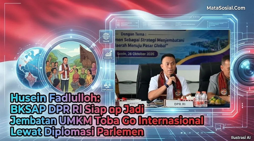Husein Fadlulloh: BKSAP DPR RI Siap Jadi Jembatan UMKM Toba Go Internasional Lewat Diplomasi Parlemen