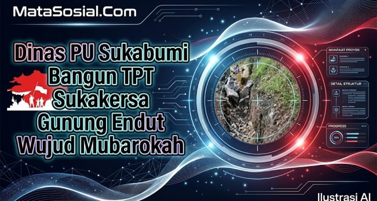 Dinas PU Sukabumi Bangun TPT