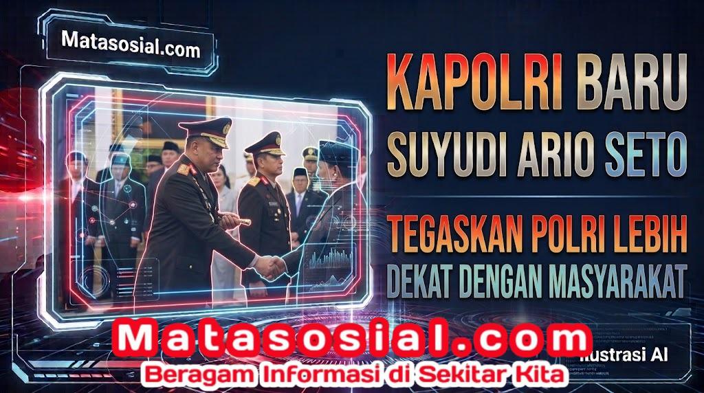 Kapolri Baru Suyudi Ario Seto Tegaskan Polri Lebih Dekat Dengan Masyarakat