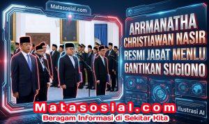 Arrmanatha Christiawan Nasir Resmi Jabat Menlu Gantikan Sugiono