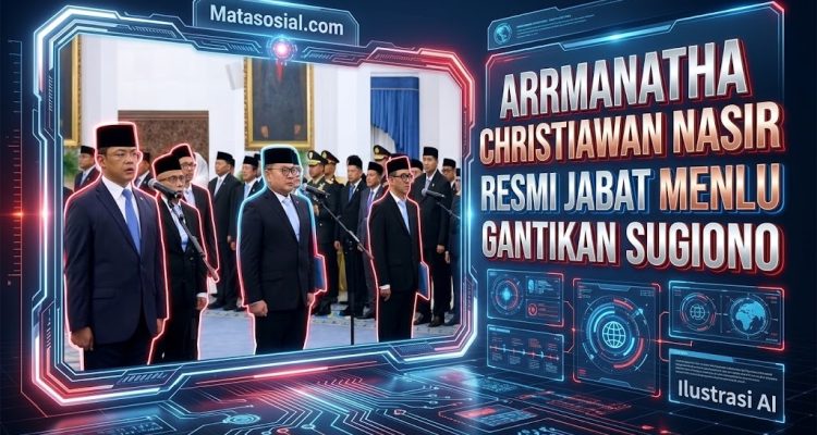 Arrmanatha Christiawan Nasir Resmi Jabat Menlu Gantikan Sugiono