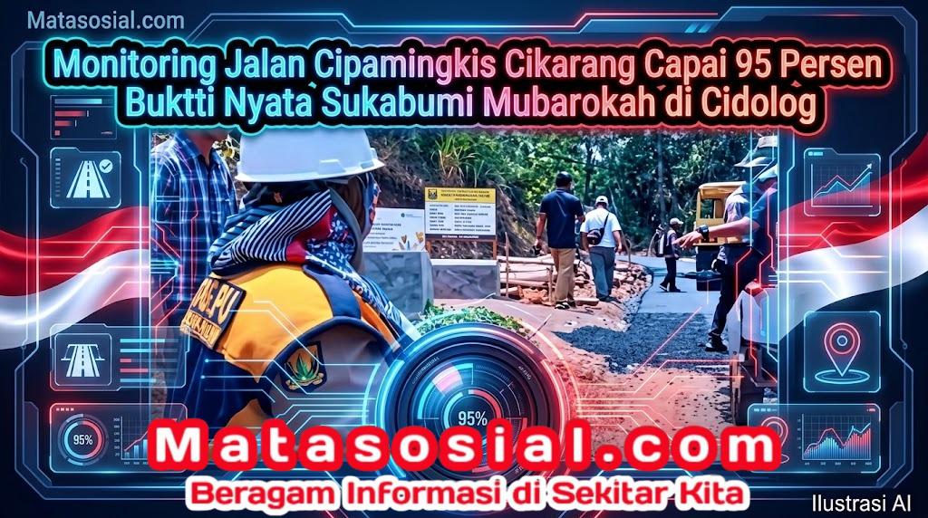 Monitoring Jalan Cipamingkis Cikarang Capai 95 Persen Bukti Nyata Sukabumi Mubarokah di Cidolog