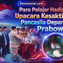 Para Pelajar Hadir di Upacara Kesaktian Pancasila Depan Prabowo