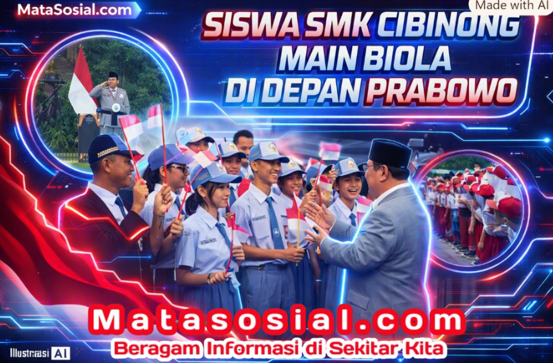 Siswa SMK Cibinong Bangga Main Biola di Depan Prabowo Saat Upacara Kesaktian Pancasila