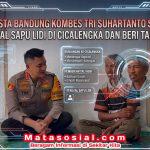 Kapolresta Bandung Kombes Tri Suhartanto Sambangi Penjual Sapu Lidi di Cicalengka dan Beri Tali Asih