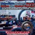 Mahasiswa Bertemu Kepala Bakom dan Menteri Koperasi di Future Leaders Summit 2026