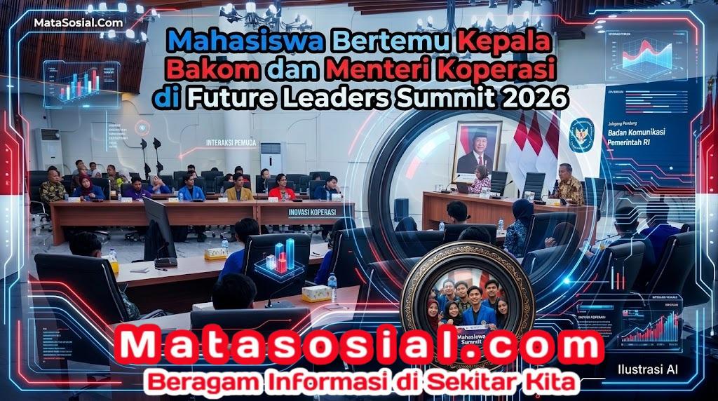 Mahasiswa Bertemu Kepala Bakom dan Menteri Koperasi di Future Leaders Summit 2026