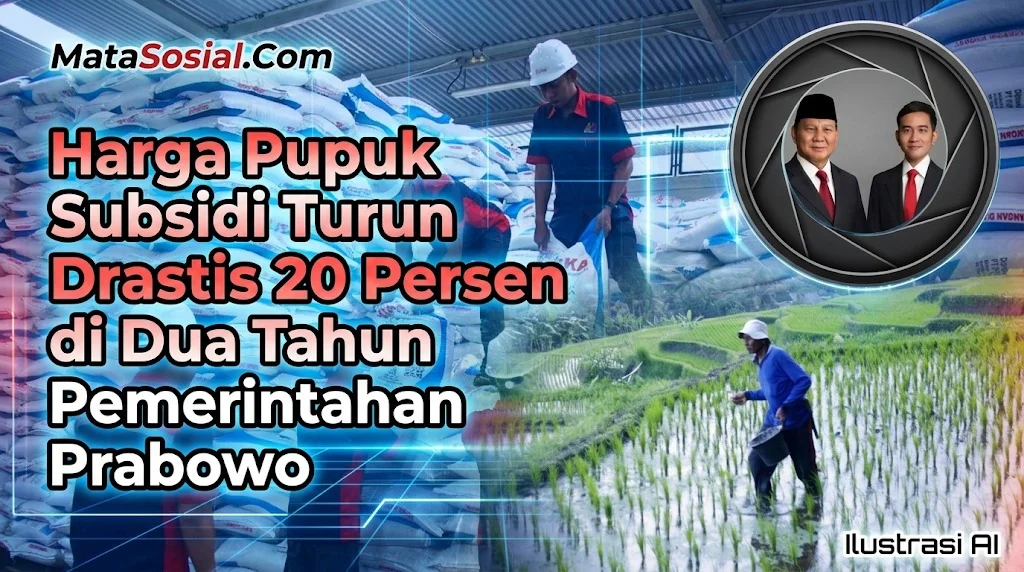 Dua Tahun Kerja Nyata, Pemerintah Prabowo Pangkas Harga Pupuk dan Dongkrak Kesejahteraan Petani