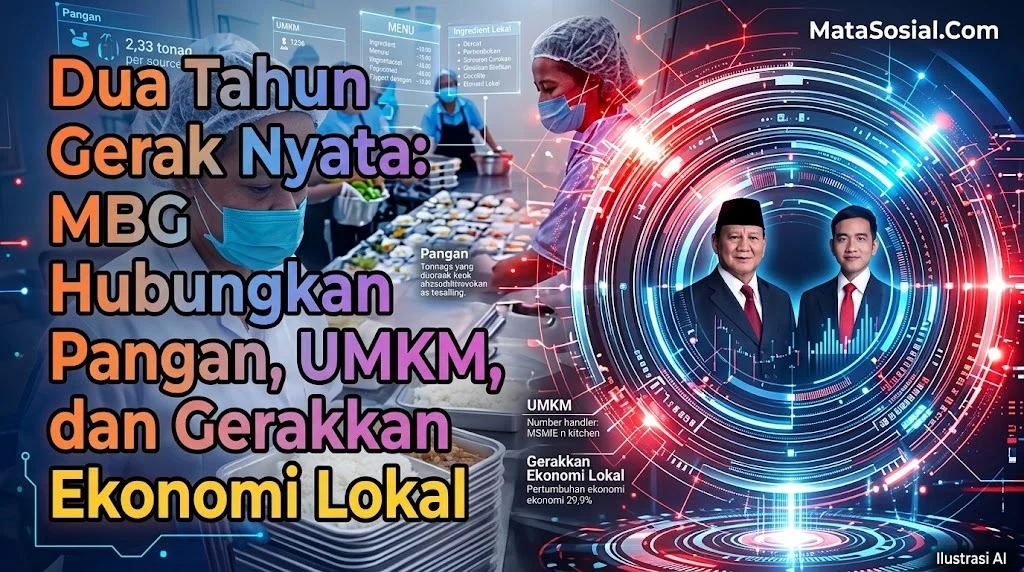 Dampak MBG Bagi Ekonomi, Ribuan UMKM Dominasi Pasok Kebutuhannya