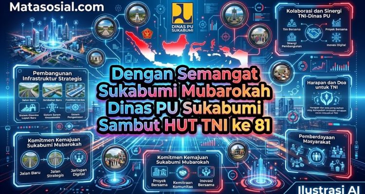 Dengan Semangat Sukabumi Mubarokah Dinas PU Sukabumi Sambut HUT TNI ke 81