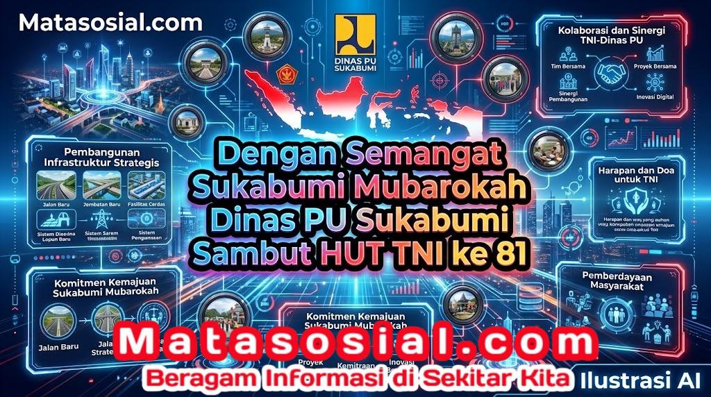 Dengan Semangat Sukabumi Mubarokah Dinas PU Sukabumi Sambut HUT TNI ke 81