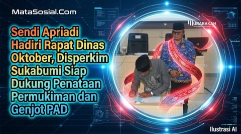 Sendi Apriadi Hadiri Rapat Dinas Oktober, Disperkim Sukabumi Siap Dukung Penataan Permukiman dan Genjot PAD