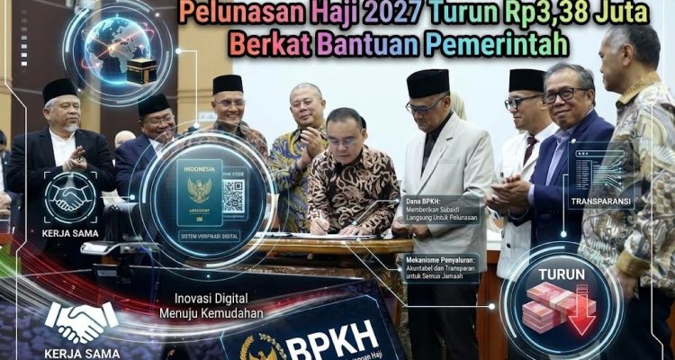 Pelunasan Haji 2027 Turun Rp3,38 Juta Berkat Bantuan Pemerintah