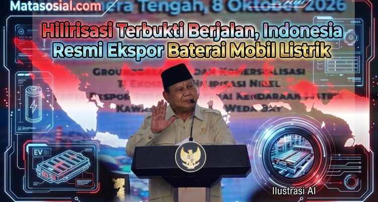 Hilirisasi Terbukti Berjalan, Indonesia Resmi Ekspor Baterai Mobil Listrik