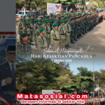 Kepala Dinas Perkim Sukabumi, Sendi Apriadi, S.STP., M.Si. Ajak Jadikan Hari Kesaktian Pancasila Momentum Persatuan