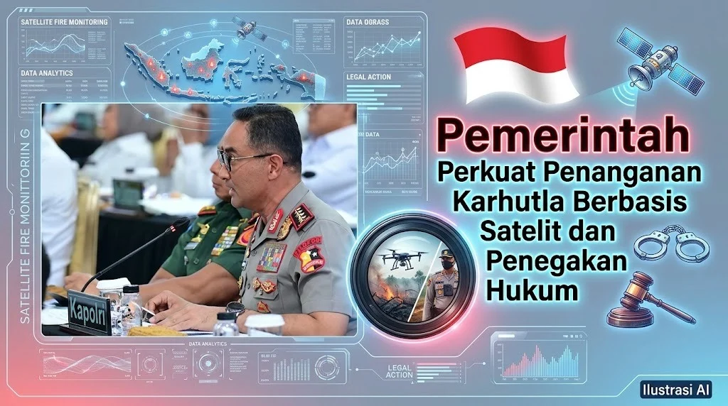 Bahas Karhutla Satelit Dan Cabut Izin  Korporasi