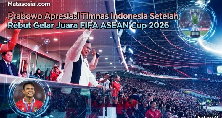 Prabowo Apresiasi Timnas Indonesia Setelah Rebut Gelar Juara FIFA ASEAN Cup 2026
