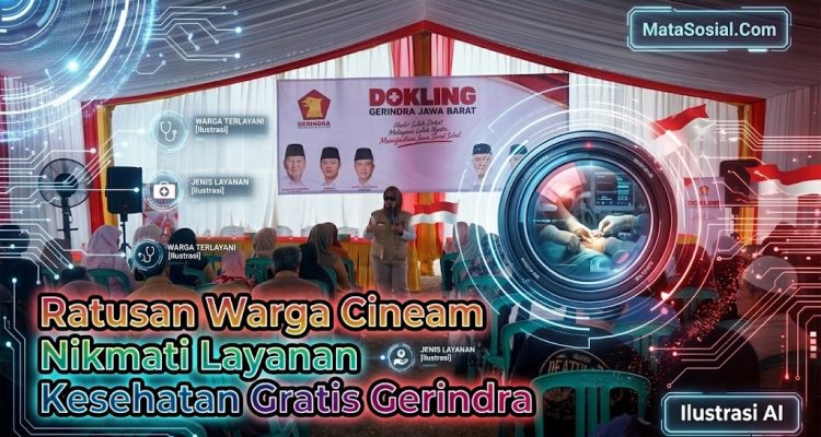 Dokter Keliling Gerindra Sambangi Cineam Tasikmalaya, 250 Keluarga Nikmati Pengobatan Gratis