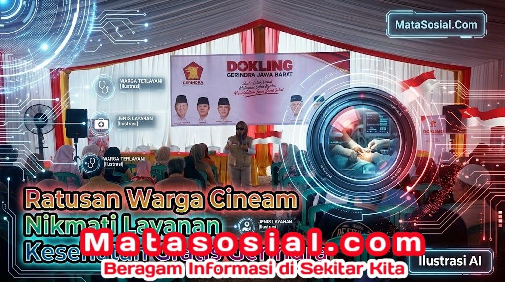 Dokter Keliling Gerindra Sambangi Cineam Tasikmalaya, 250 Keluarga Nikmati Pengobatan Gratis