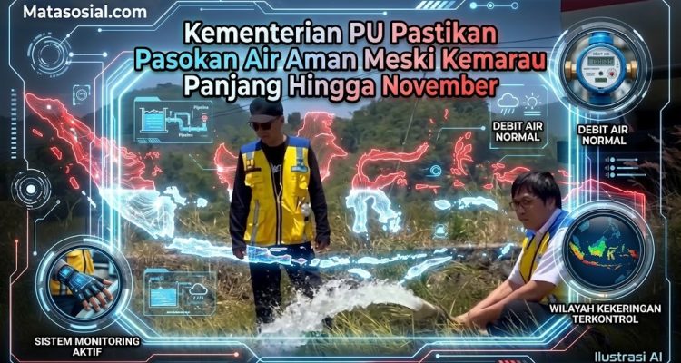 Kementerian PU Pastikan Pasokan Air Aman Meski Kemarau Panjang Hingga November